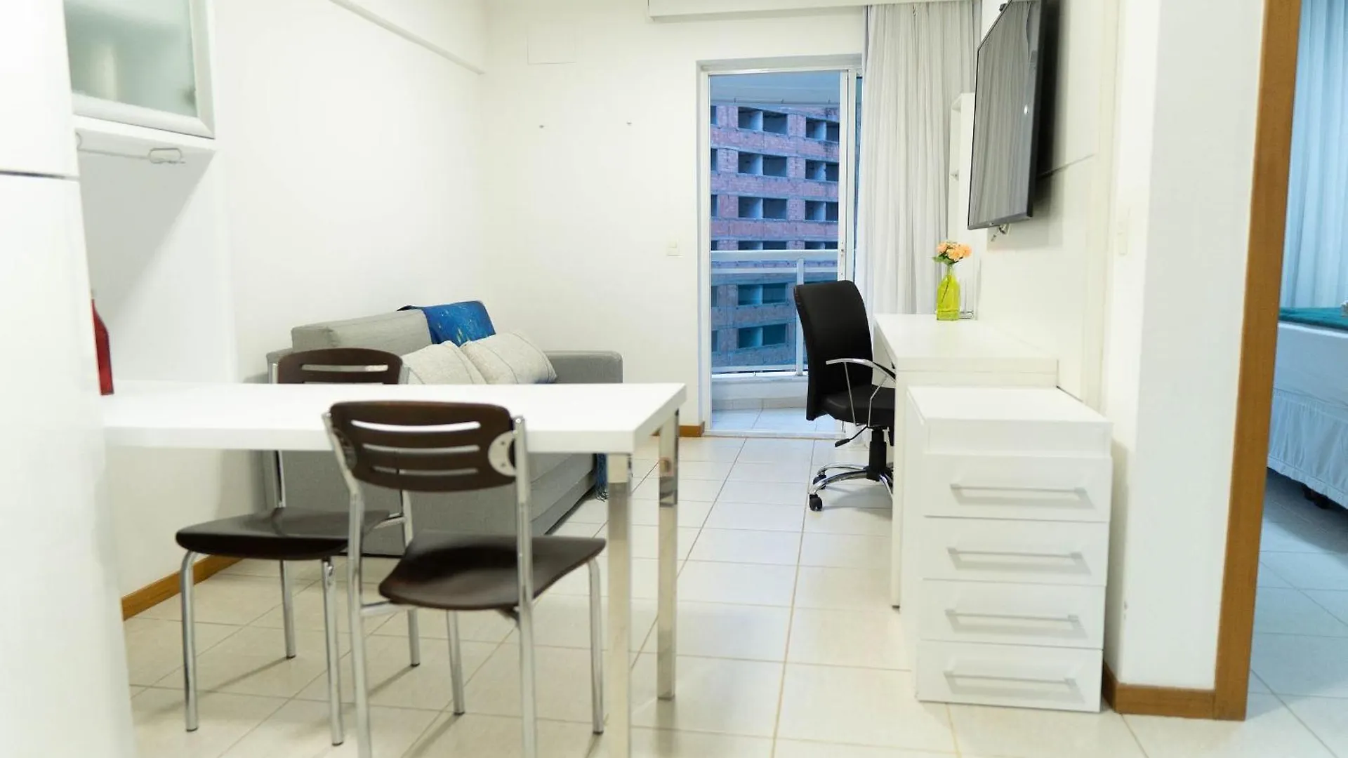 B1113 Flat Com Smart Tv Em Andar Alto Apartamento Brasília Brasil