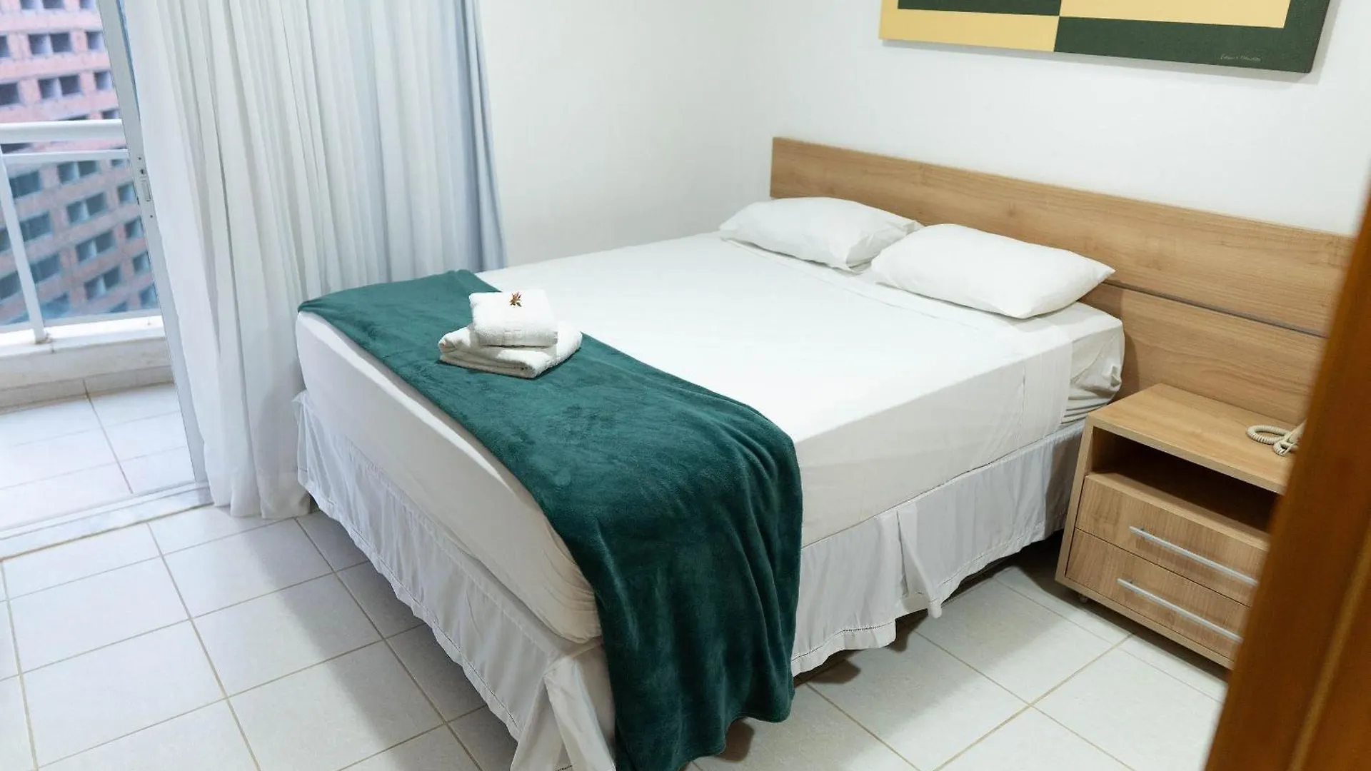 B1113 Flat Com Smart Tv Em Andar Alto Apartamento Brasília 0*,